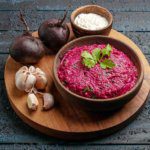 Rezept: Cannabis CBD Geröstete Rote Beete Hummus Bild