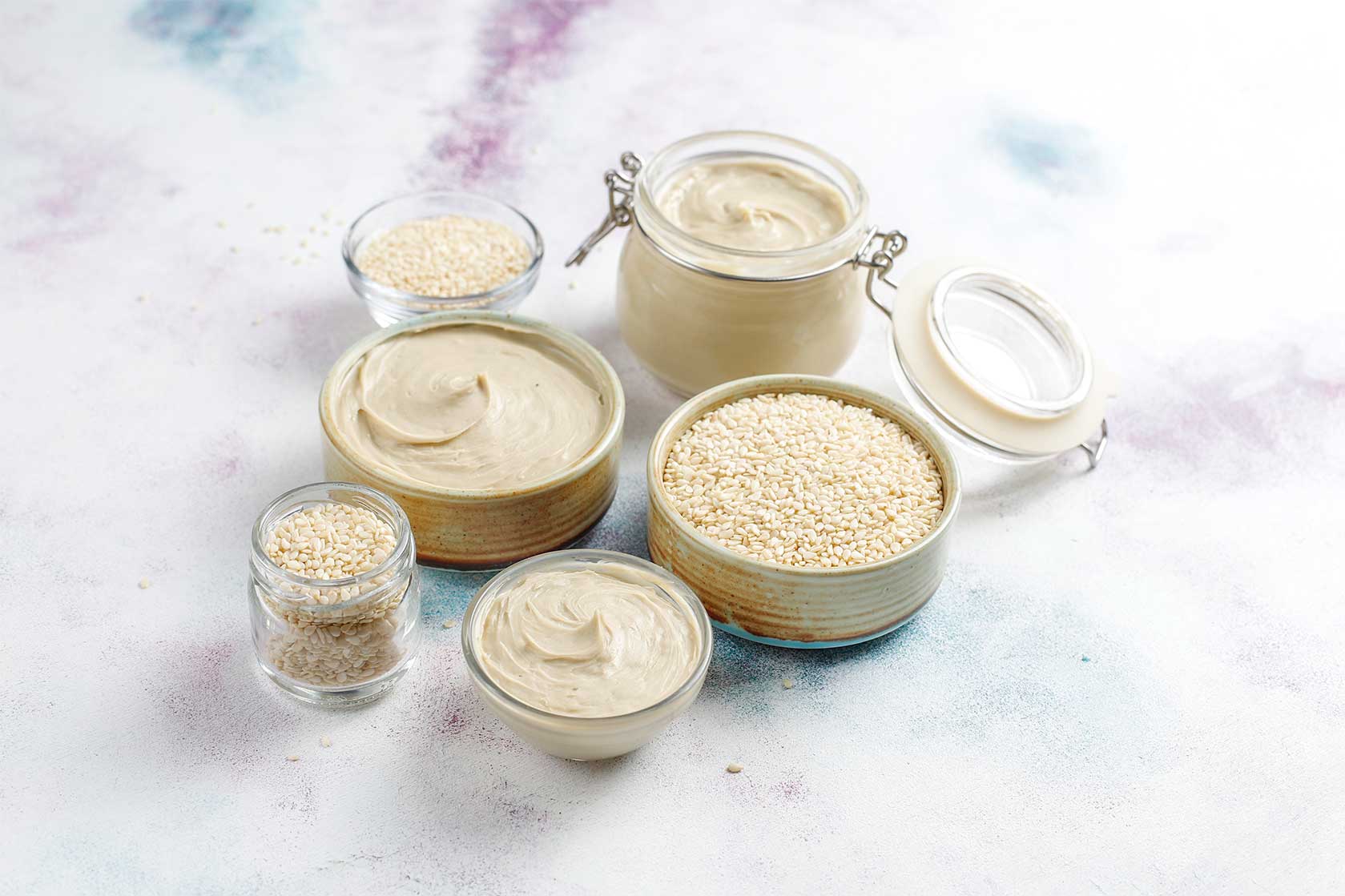 Tahini - Seasampaste 1 Rezept: Cannabis Cbd Cannabis Tahini Bild