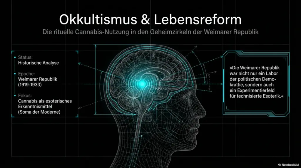 Okkultismus Und Lebensreform: Die Rituelle Cannabis-Nutzung In Den Geheimzirkeln Der Weimarer Republik 1 Weimarer Republik Cannabis 1